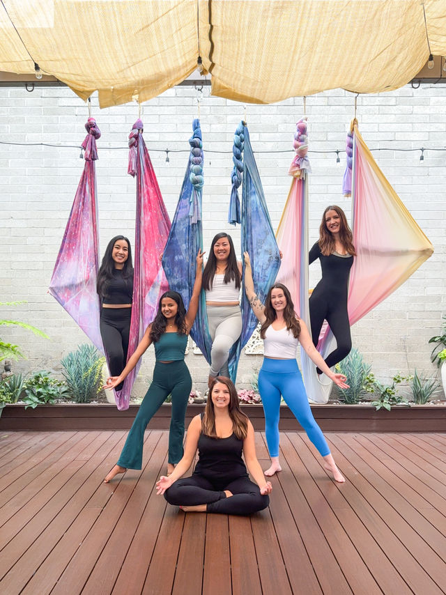Private & Customized Aerial Flow Yoga Experience image 3