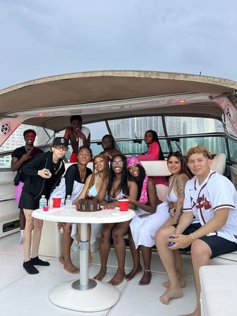 Pop the Bubbly Yacht Party on Private Sea Ray 50' Yacht with Champagne Bottle Included image 3