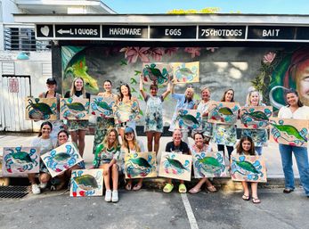 Sip and Paint Party:  Everyone Creates their Own Masterpiece image 20