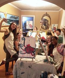 Sip and Paint Party:  Everyone Creates their Own Masterpiece image 15