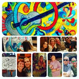 COLORME Custom Arts & Craft DIY Party: Ink Projects, Mosaics, Fabric Collage, Plastics Shrinking and More image 3