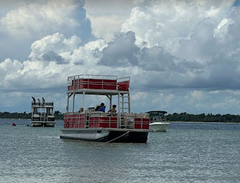 BYOB Double Deck Party Boat with Slide on the Leisure Craft 26 (Up to 12 People) image 3