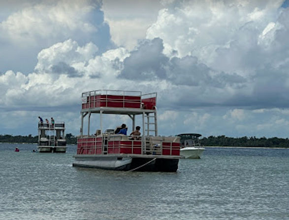 BYOB Double Deck Party Boat with Slide on the Leisure Craft 26 (Up to 12 People) image 3