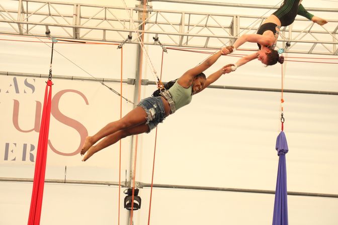 Exhilarating Private Flying Trapeze Party image 1