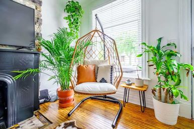 Jungle Fever: Designer Jungle-Inspired 3BR + Walk to Nightlife image 14