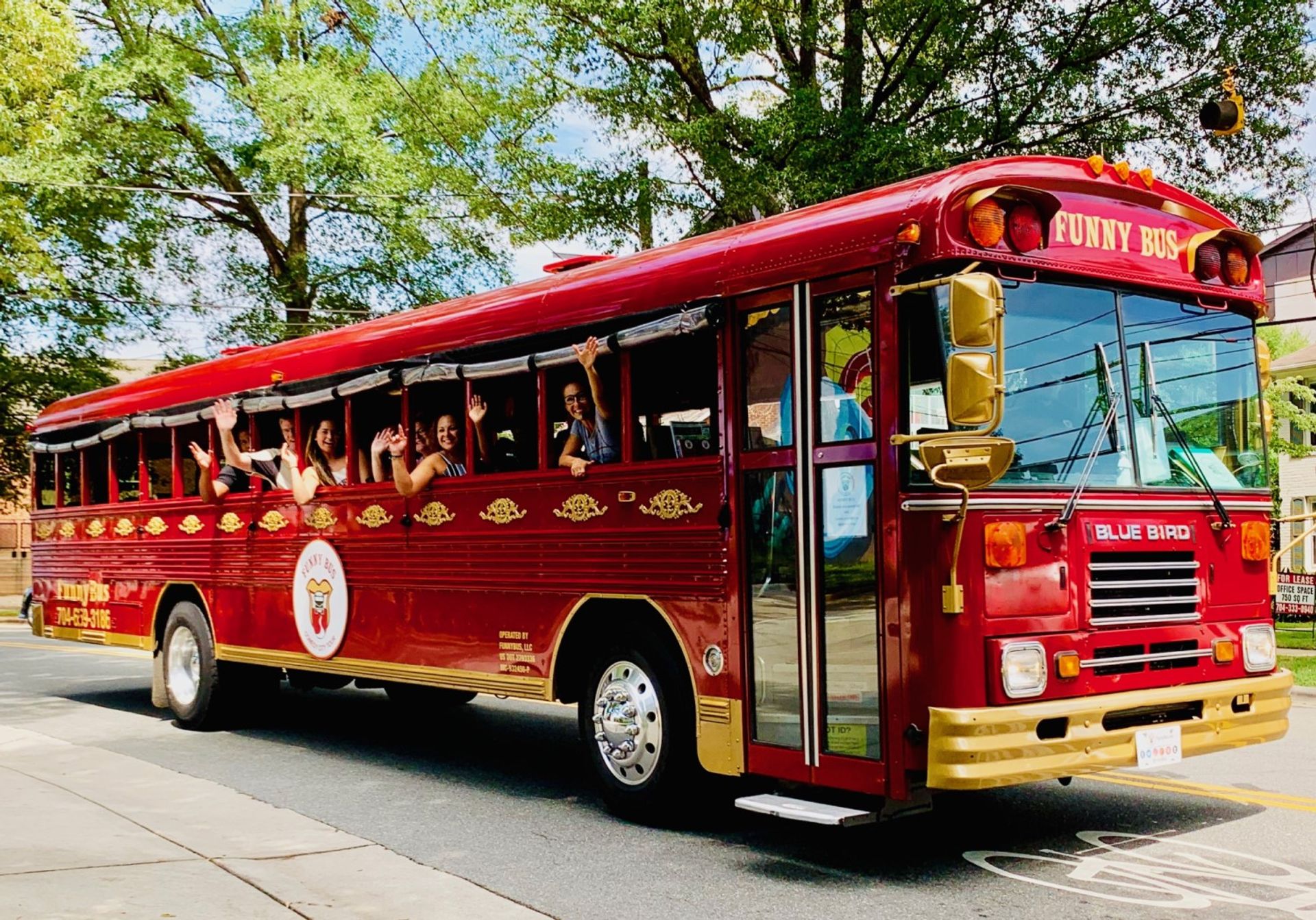 Public or Private Comedy City Bus Tour in Charlotte (BYOB) image 1