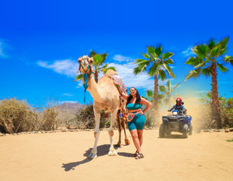 Combo ATV, Camel Ride, Tequila Tasting & Mexican Buffet Lunch image