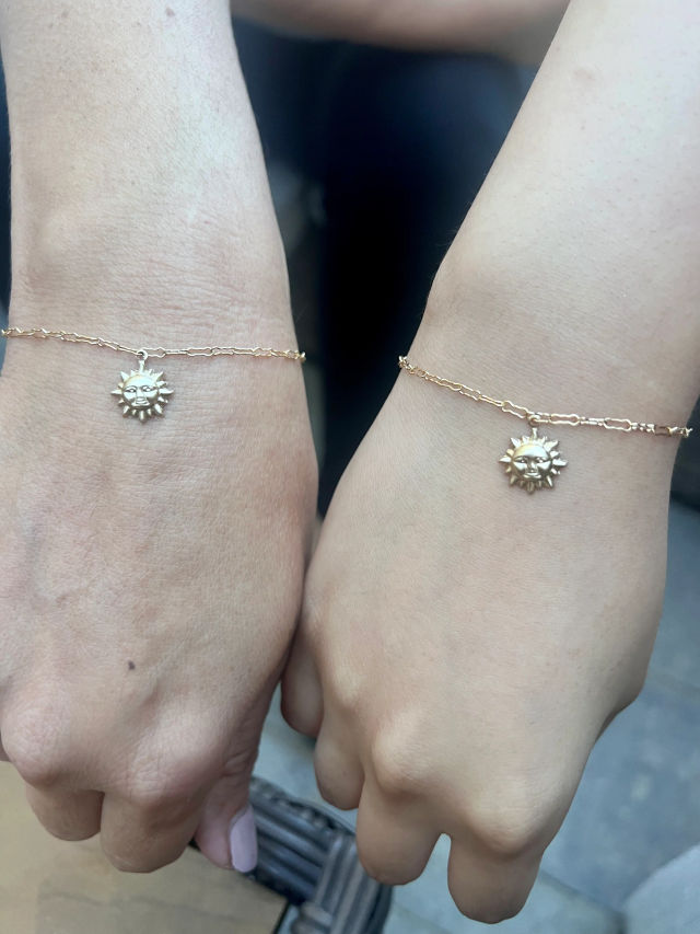 Permanent Jewelry in Riverside & Murrieta: 14k Gold & Sterling Silver Chains with Charms image 3