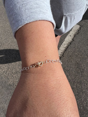 Permanent Jewelry in Riverside & Murrieta: 14k Gold & Sterling Silver Chains with Charms image 5