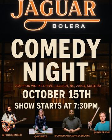 Strike Up Some Laughs: Jaguar Bolera’s Comedy Night image 2