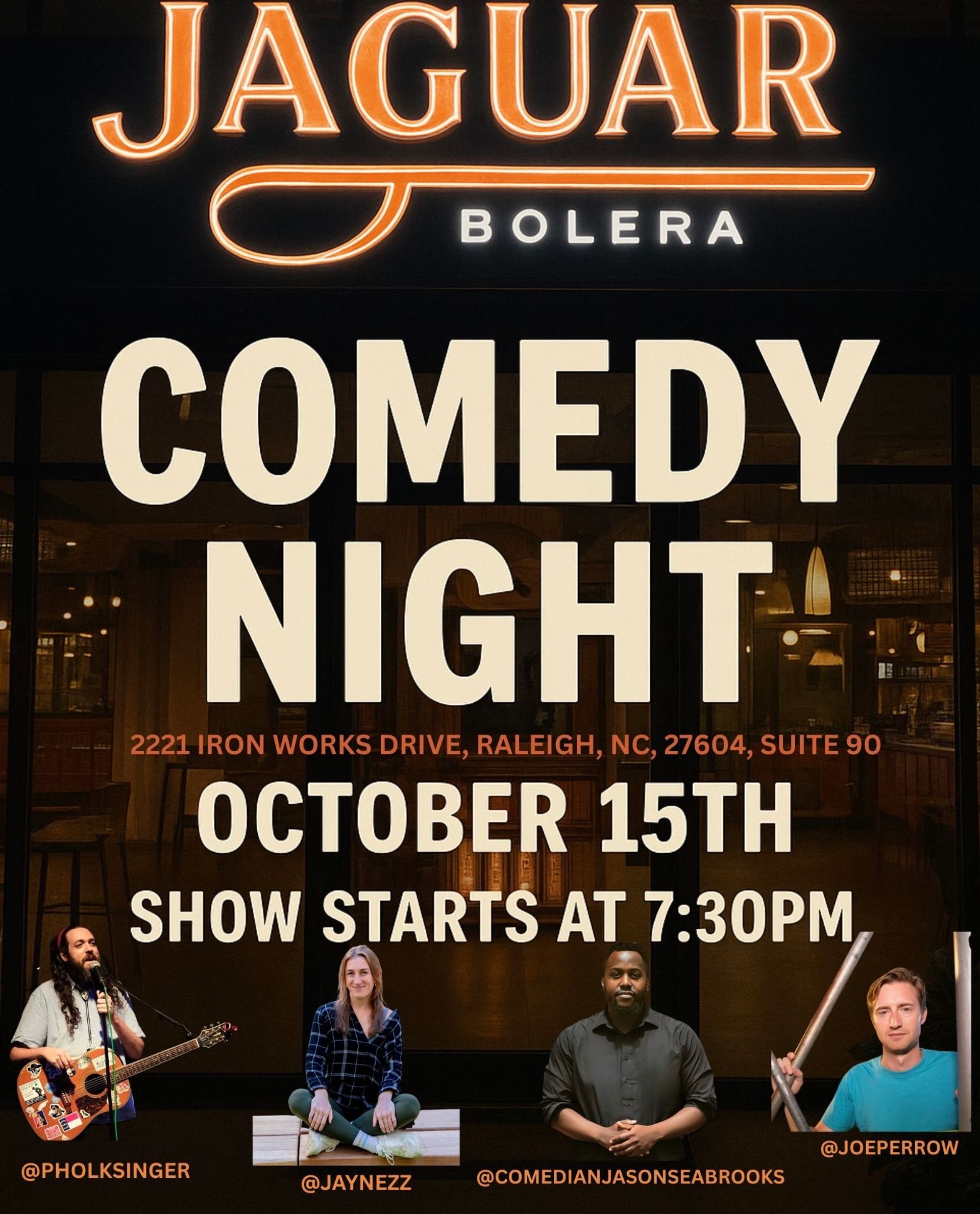 Strike Up Some Laughs: Jaguar Bolera’s Comedy Night image 2