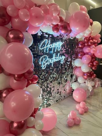Ultimate Birthday Party Decorating Services: Backdrops, Balloon Arches, Neon Signs, Pool Floaties & More image 5