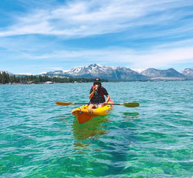 Single or Double Kayak Rentals on Lake Tahoe image