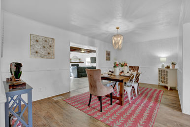 The Pink Haus: Luxe 3BR Retreat 1 Mile from Main Street with Firepit & Cozy Design image 14