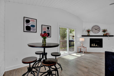 The Pink Haus: Luxe 3BR Retreat 1 Mile from Main Street with Firepit & Cozy Design image 24