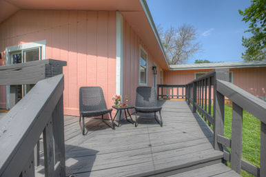The Pink Haus: Luxe 3BR Retreat 1 Mile from Main Street with Firepit & Cozy Design image 55
