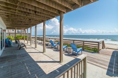 Sun Kissed: 5BR Oceanfront Home with Epic Front Deck in South Ponte Beach image 4
