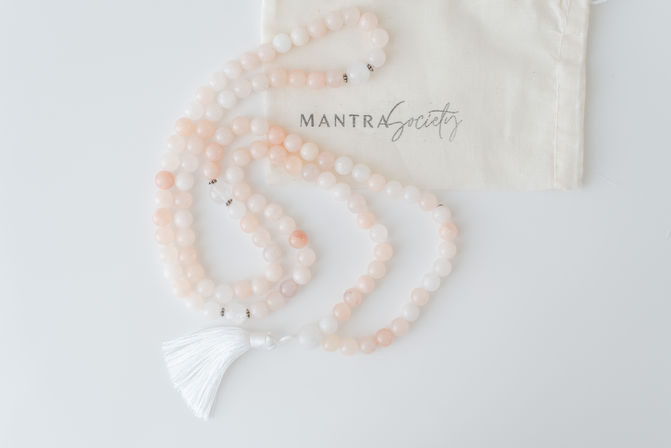 Malas, Mimosas & Manifesting: Mala Necklace Making Class & Guided Meditation image 5