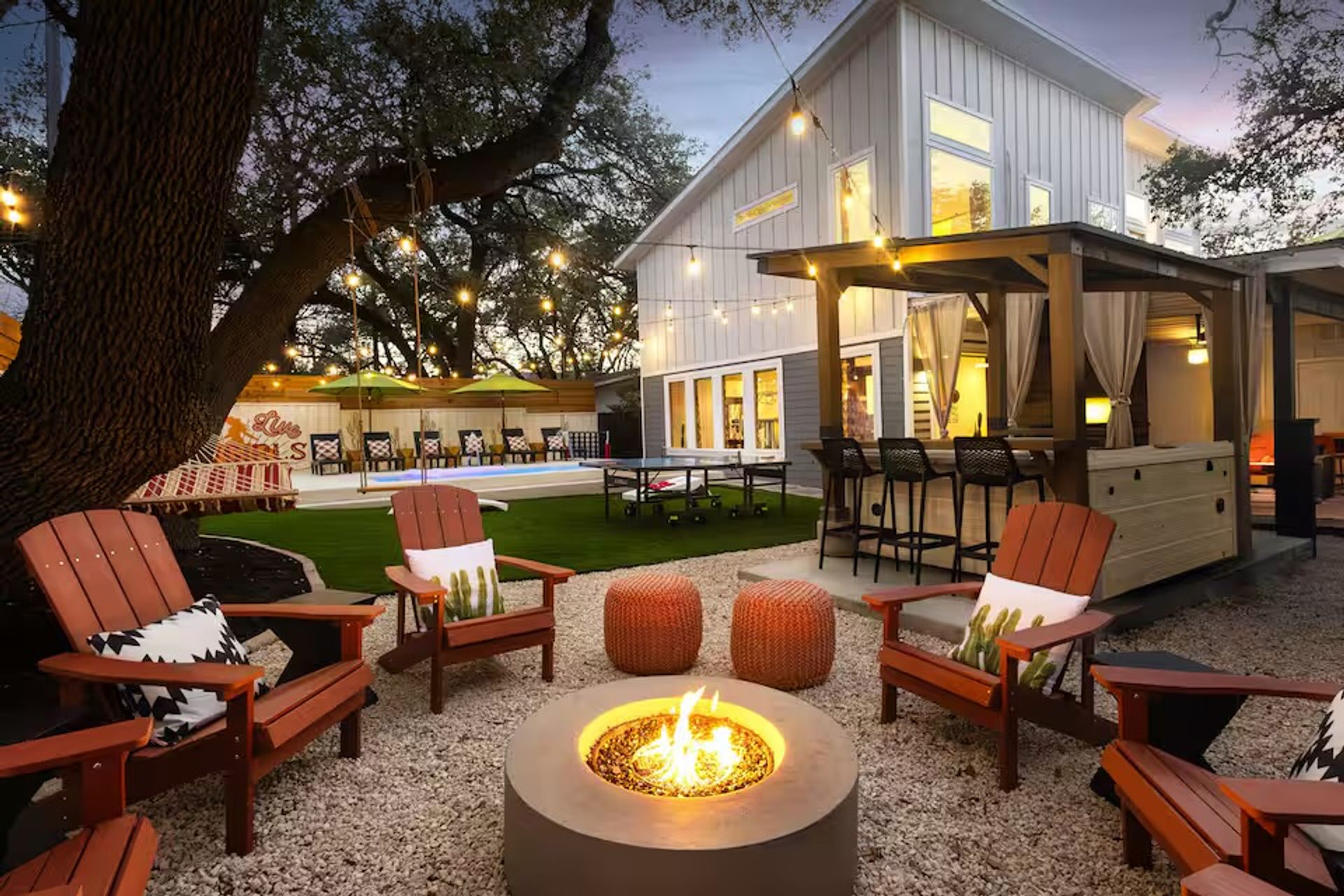 SoCo Cowgirl Villa: 5 BR with Fire Pit, Pool, Hot Tub + Putt Putt image 1