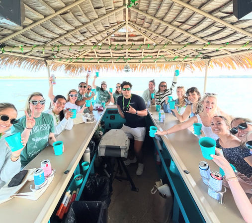 Tiki Boat Party Experience: BYOB Sunset Booze Cruise image 3
