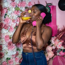 Pink Party Bus: Luxe Experience Photo Booth, Swing, Karaoke & More image 1