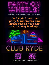 CLUB RYDE: Largest Party Bus with LIVE DJ, Full Dance Floor + VIP Section image 5
