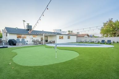 Papago Haven: Backyard Oasis with Pool, Fire Pit, Grill + Mini Golf image 5