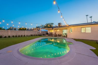Papago Haven: Backyard Oasis with Pool, Fire Pit, Grill + Mini Golf image 2