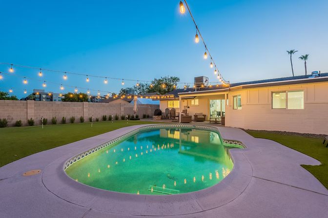 Papago Haven: Backyard Oasis with Pool, Fire Pit, Grill + Mini Golf image 2