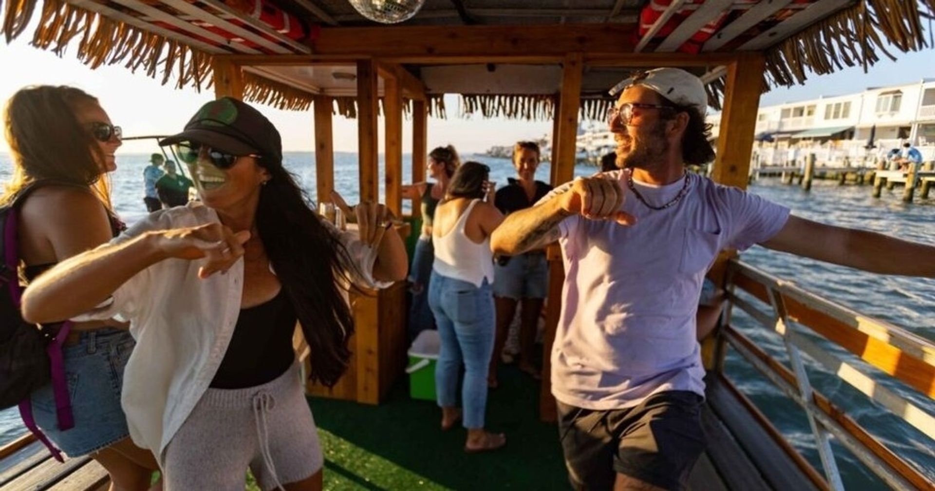 Sunset on Tybee Island’s Only Tiki Boat Cruise! image 2
