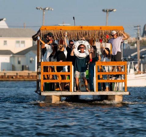 Sunset on Tybee Island’s Only Tiki Boat Cruise! image 1