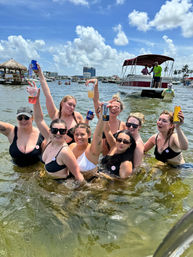 BYOB Aqua Patio Luxury Pontoon Sandbar Party Boat image 3