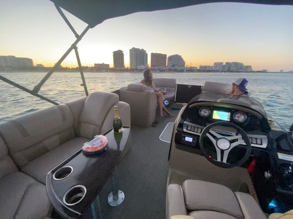 BYOB Aqua Patio Luxury Pontoon Sandbar Party Boat image 6