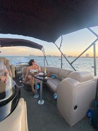 BYOB Aqua Patio Luxury Pontoon Sandbar Party Boat image 7