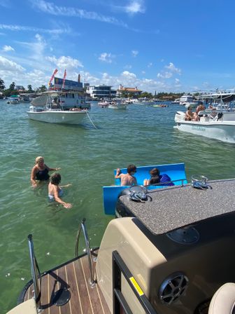 BYOB Aqua Patio Luxury Pontoon Sandbar Party Boat image 16