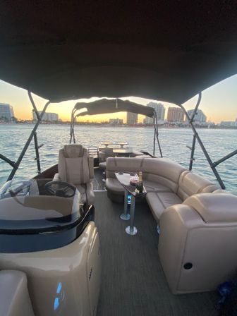 BYOB Aqua Patio Luxury Pontoon Sandbar Party Boat image 10