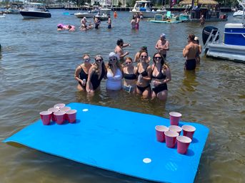 BYOB Aqua Patio Luxury Pontoon Sandbar Party Boat image 5