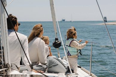 2-Hour Morning Cruise in San Diego Bay on a Spacious Catalina 400 Sailboat image 7