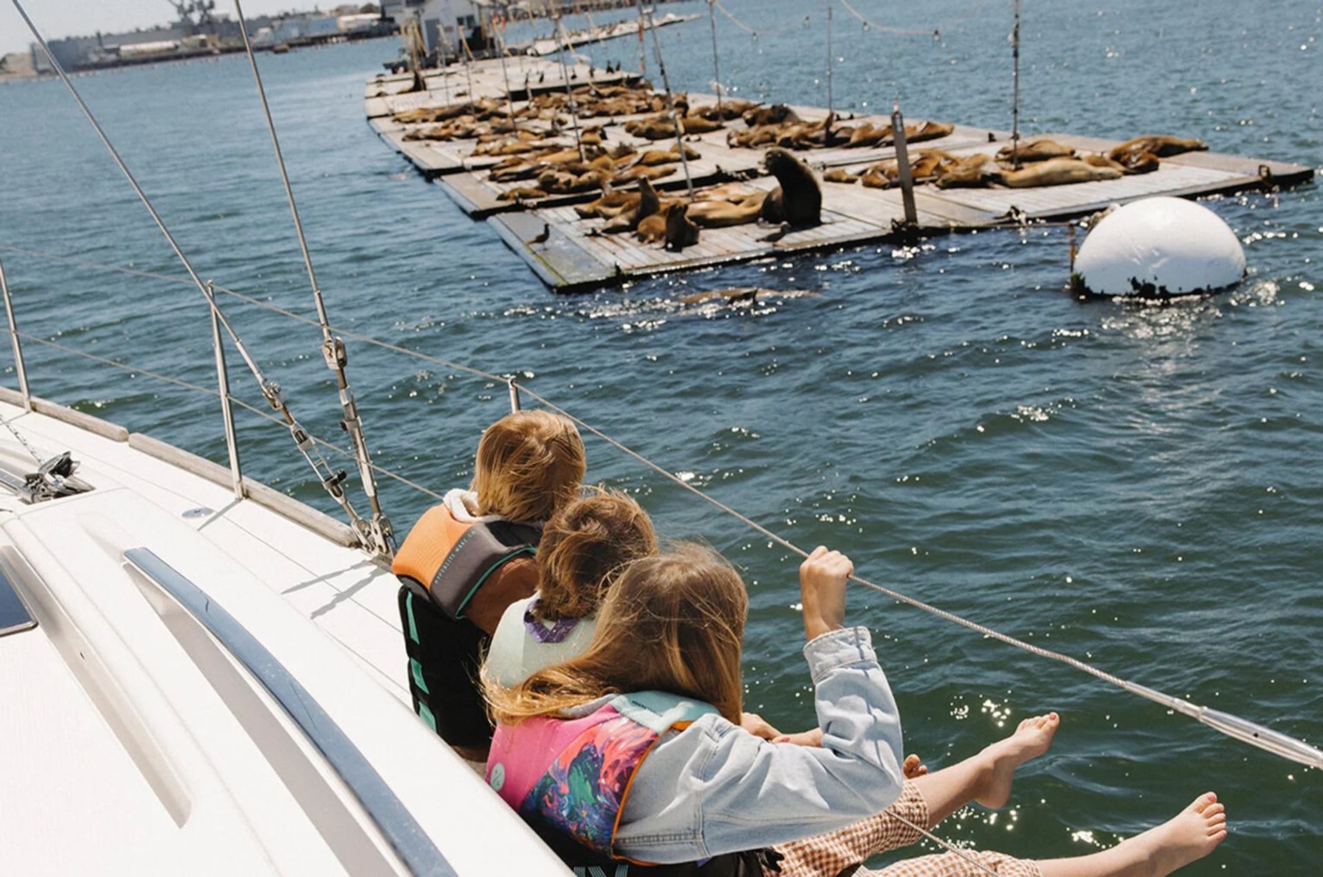 2-Hour Morning Cruise in San Diego Bay on a Spacious Catalina 400 Sailboat image 2