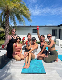 Namaste then Rosé with Bad Girls Yoga: Yoga Mat, Rosé and Aromatherapy Included image 24