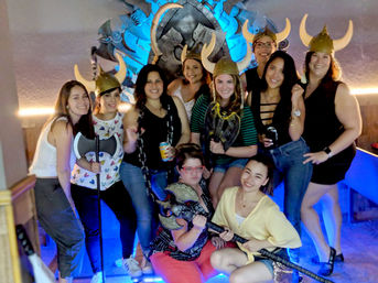 Swing & Sip: Unleash Your Inner Lumberjack at Axe Throwing Party image 1