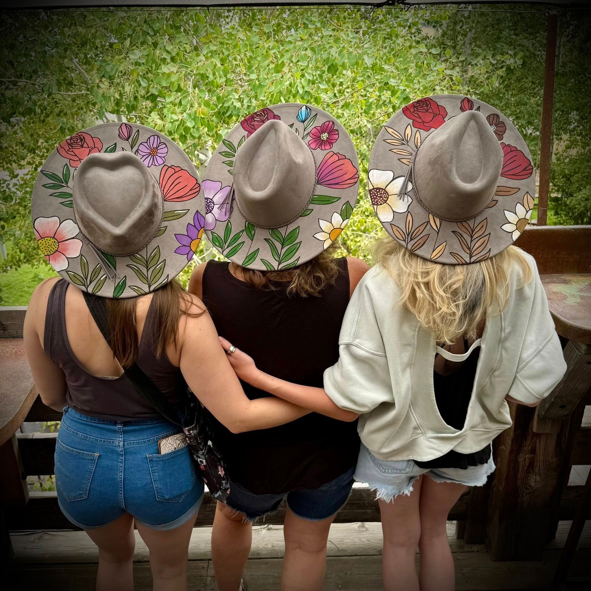Custom Bride & Bridesmaid Hat Painting Party image 2