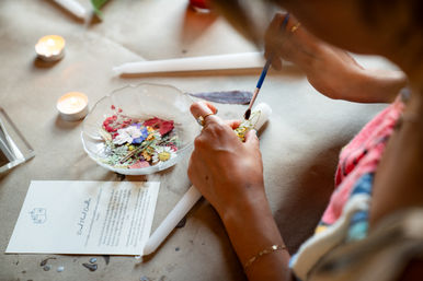 Craft Café: A BYOB Candlelit Art Night with Restaurant Style Crafting image 1