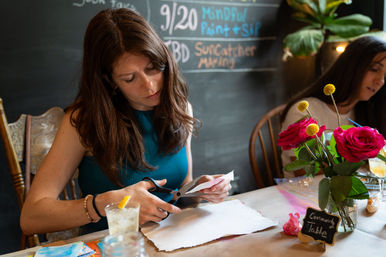 Craft Café: A BYOB Candlelit Art Night with Restaurant Style Crafting image 7