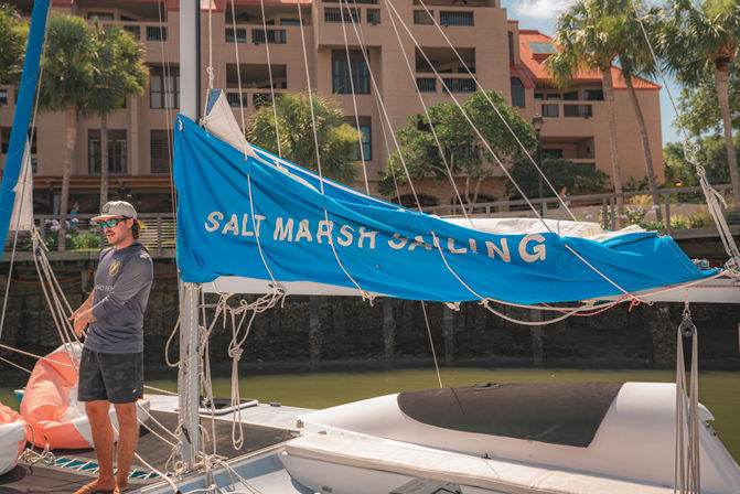 Dolphin Sail with Salt Marsh Sailing image 8