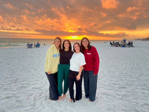 Beach Bonfire Party with Attendant to Group, Setup with Tables & Chairs, S’mores, Tiki Torches, & Bluetooth Speaker Included image 3