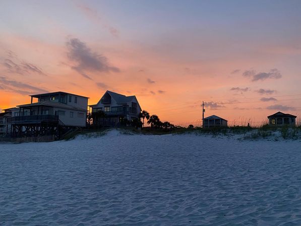 Beach Bonfire Party with Attendant to Group, Setup with Tables & Chairs, S’mores, Tiki Torches, & Bluetooth Speaker Included image 4