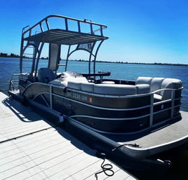 Double-Decker Party Boat with Waterslide for Up to 16 Guests image
