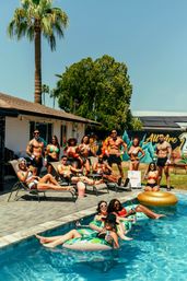 Hire a cabana boy or party butler to bartend, host games, and spice up your Palm Springs bachelorette party image 26