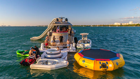 Level-Up Your Party: 9X Pershing 'Regal' 90" Super Yacht Charter image 4
